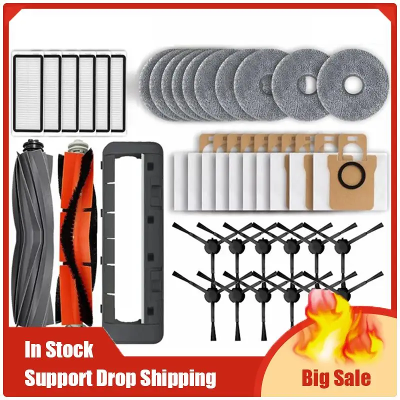 Top Deals For Dreame L20 Ultra X20 Pro Robot Vacuum Accessories Main Side Brushes Mop Cloths HEPA Filters Dust Bag Spare Parts
Top Deals For Dreame L20 Ultra X20 Pro Robot Vacuum Accessories Main Side Brushes Mop Cloths HEPA Filters Dust Bag Spare Parts