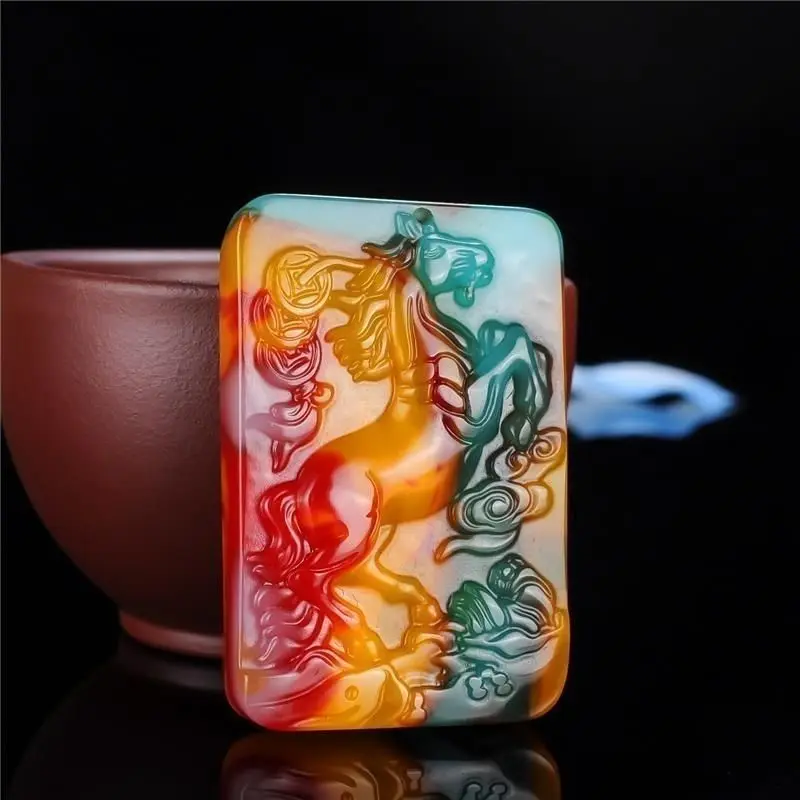 New Fashion Outer Material Color Horse Tag Pendant Pendant Men's and Women's Color Zodiac Horse
New Fashion Outer Material Color Horse Tag Pendant Pendant Men's and Women's Color Zodiac Horse