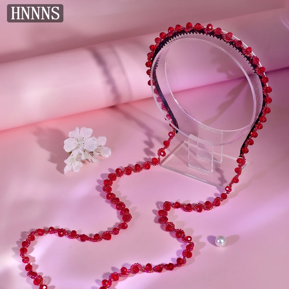 HNNNS Red Crystal Bridal Headband Long Tassel Wedding Headdress Hair Accessories Atmospheric Fashion Headband for Women A294
HNNNS Red Crystal Bridal Headband Long Tassel Wedding Headdress Hair Accessories Atmospheric Fashion Headband for Women A294