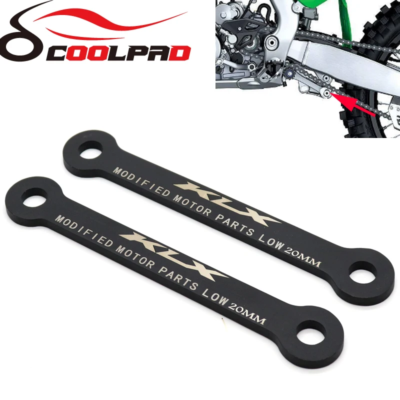 For KAWASAKI KLX300 R/SM KLX250 S/SF Lowering Links Kit Motorcycle Accessories Rear Suspension Drop Link KLX 300 250 2009-2024 
For KAWASAKI KLX300 R/SM KLX250 S/SF Lowering Links Kit Motorcycle Accessories Rear Suspension Drop Link KLX 300 250 2009-2024