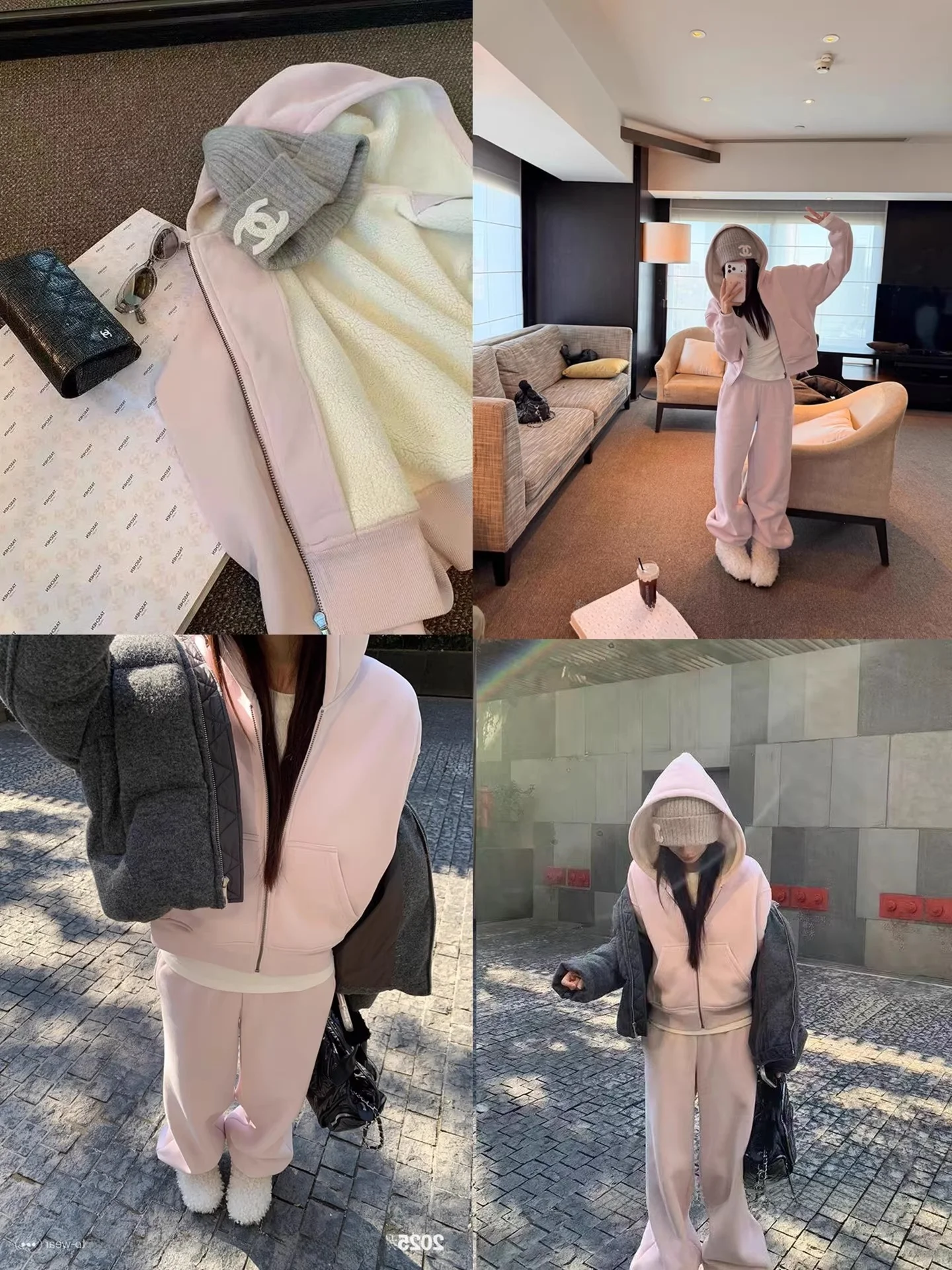 Burjuman Korean Style Fleece Lined Hooded Sweatshirt Set Women's New Winter Clothes Open Cardigan Sweatpants Two Piece Set
Burjuman Korean Style Fleece Lined Hooded Sweatshirt Set Women's New Winter Clothes Open Cardigan Sweatpants Two Piece Set