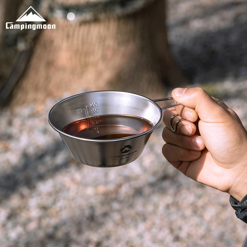 CAMPINGMOON Outdoors S220 Large Capacity Stainless Steel Syrah Cup Camping Bowls Can Be Heated Syrah Bowl 500ml
CAMPINGMOON Outdoors S220 Large Capacity Stainless Steel Syrah Cup Camping Bowls Can Be Heated Syrah Bowl 500ml