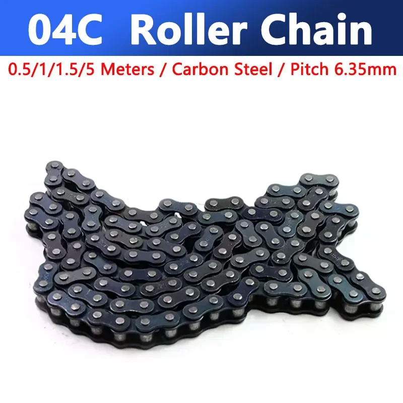 1pc 0.5/1/1.5/5Meter 04C Roller Chain Industrial Transmission Chain Pitch 6.35mm for 04C Sprocket Chain Links Connector
1pc 0.5/1/1.5/5Meter 04C Roller Chain Industrial Transmission Chain Pitch 6.35mm for 04C Sprocket Chain Links Connector