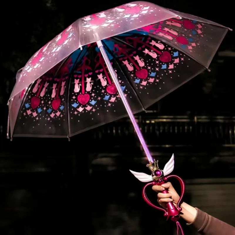 Anime Magic Stick Moonlight Umbrella Second Generation Clear Led Light Transparent Umbrella Costume Cosplay Show Props Gift
Anime Magic Stick Moonlight Umbrella Second Generation Clear Led Light Transparent Umbrella Costume Cosplay Show Props Gift