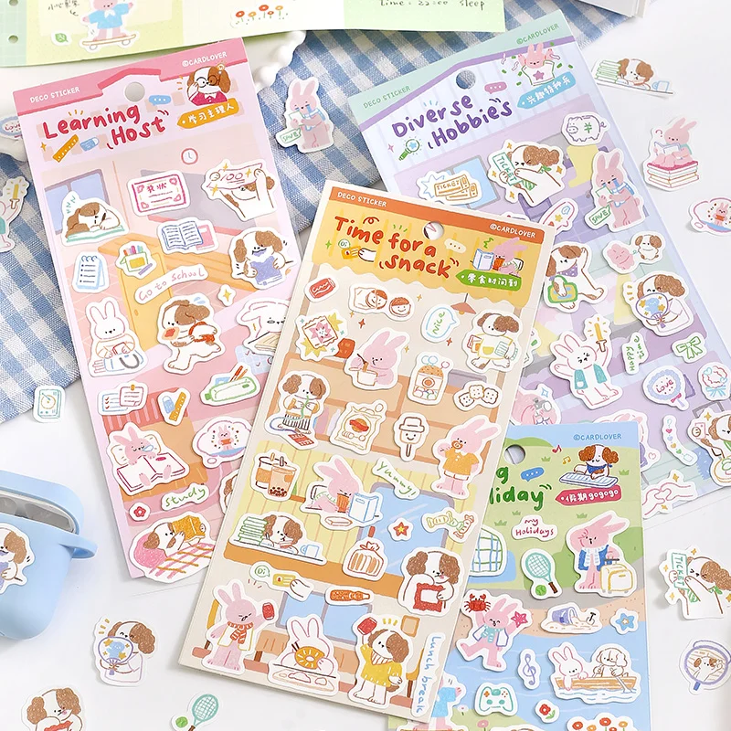 Mr. Paper 4-Pack Cute Doodle Stickers - Small Animal Journal Diary Decor, Fun Collage Art Material, Creative Theme Stationery
Mr. Paper 4-Pack Cute Doodle Stickers - Small Animal Journal Diary Decor, Fun Collage Art Material, Creative Theme Stationery