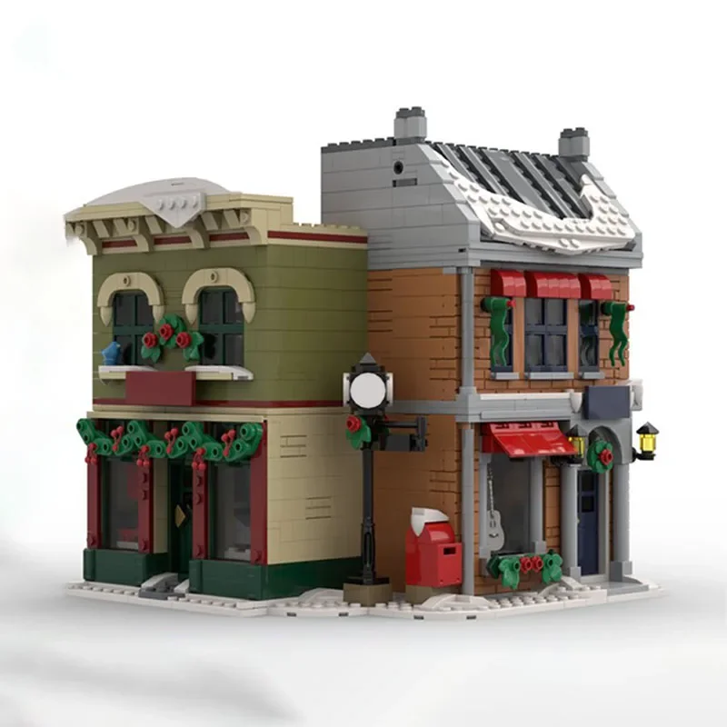 1268 шт. MOC угловой праздник основная уличная архитектура строительные блоки модель в сборе игрушки детские праздничные подарки
1268 шт. MOC угловой праздник основная уличная архитектура строительные блоки модель в сборе игрушки детские праздничные подарки