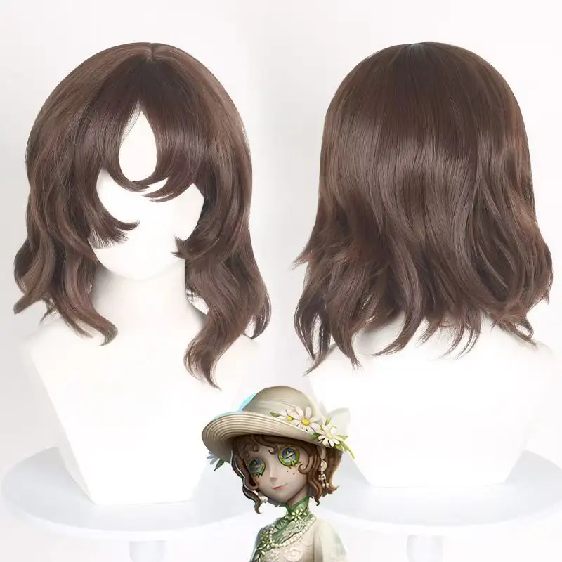 Anime Identity V Early Sunshine Gardener Cosplay Wig Brown Short Curly Hair Heat Resistant Synthetic Fiber Rose Net Halloween
Anime Identity V Early Sunshine Gardener Cosplay Wig Brown Short Curly Hair Heat Resistant Synthetic Fiber Rose Net Halloween