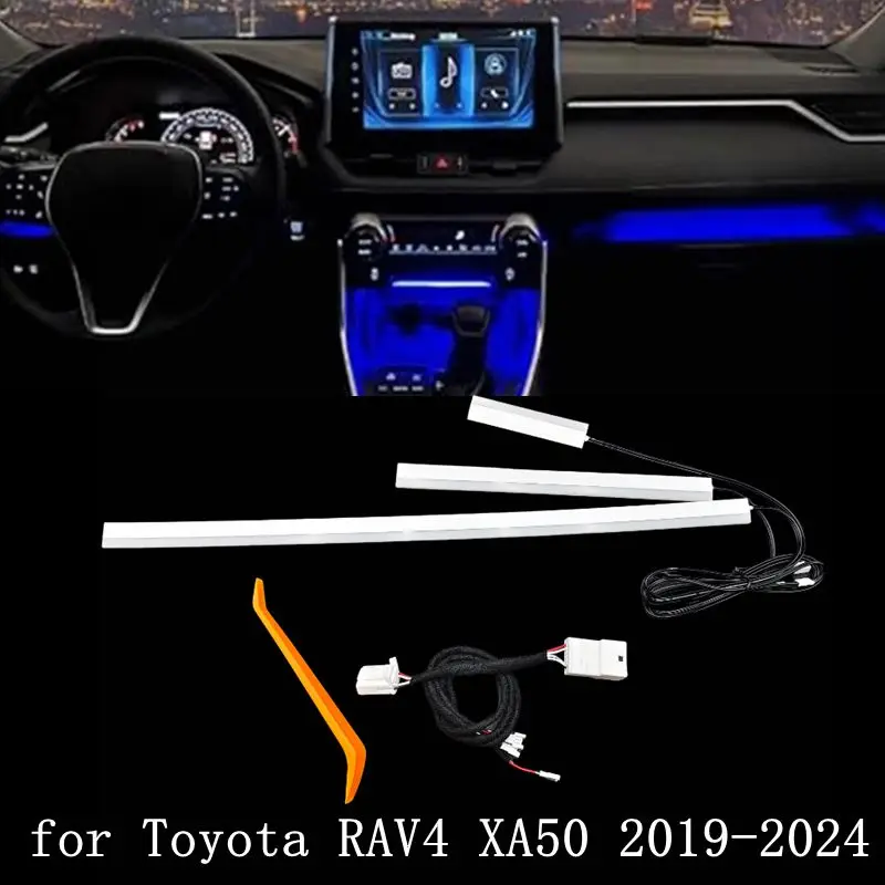 3IN1 Blue Car Instrument panel LED Ambient Light Kit For Toyota RAV4 2019-2024 XA50 Plug to plug
3IN1 Blue Car Instrument panel LED Ambient Light Kit For Toyota RAV4 2019-2024 XA50 Plug to plug