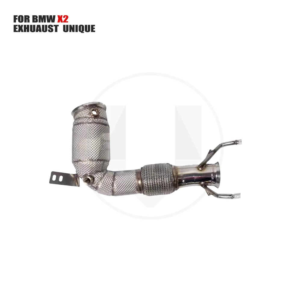 UNIQUE Exhaust Manifold Downpipe for BMW X2 2.0T 2020Car Accessories With Catalytic converter Header Without cat pipe
UNIQUE Exhaust Manifold Downpipe for BMW X2 2.0T 2020Car Accessories With Catalytic converter Header Without cat pipe