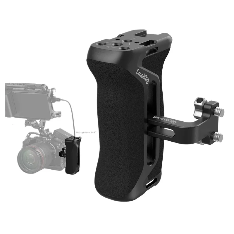 Универсальная боковая рукоятка SmallRig 4015 для DSLR-камер из алюминия с отверстиями для крепления винтов и холодным креплением для микрофона (опции для самостоятельной установки)
Универсальная боковая рукоятка SmallRig 4015 для DSLR-камер из алюминия с отверстиями для крепления винтов и холодным креплением для микрофона (опции для самостоятельной установки)