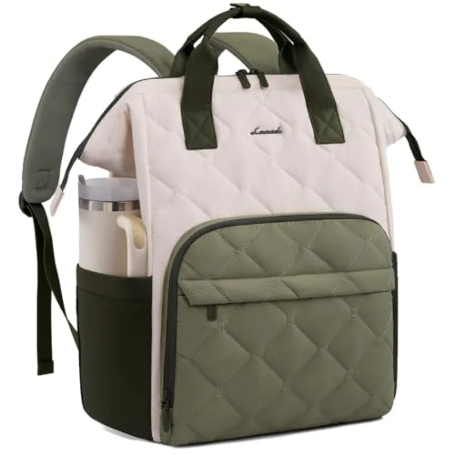 Laptop Backpack for Women, Work Travel Backpack Purse, Puffer Quilted Laptop Backpack Casual Daypack for Nurse Teacher
Laptop Backpack for Women, Work Travel Backpack Purse, Puffer Quilted Laptop Backpack Casual Daypack for Nurse Teacher