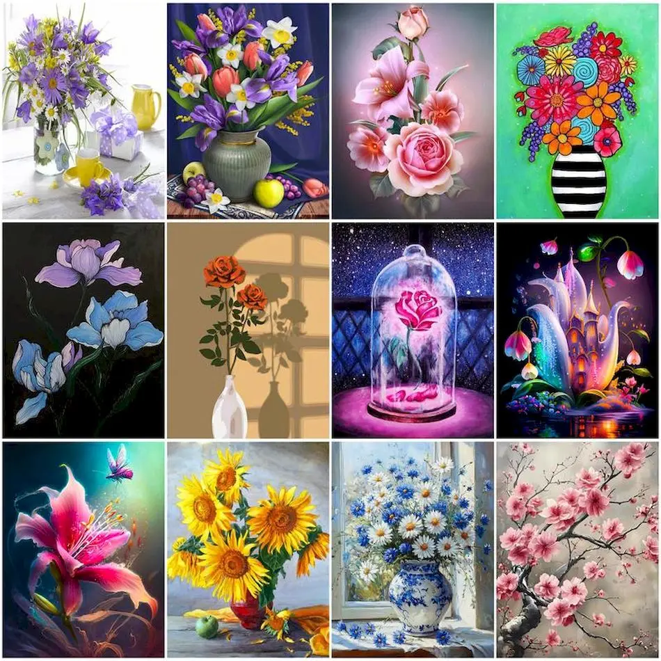 RUOPOTY Paintings For Painting By Numbers Drawing Flowers Digital oil paintings Set Paint Kit Diy Decorative Paintings On Canvas
RUOPOTY Paintings For Painting By Numbers Drawing Flowers Digital oil paintings Set Paint Kit Diy Decorative Paintings On Canvas