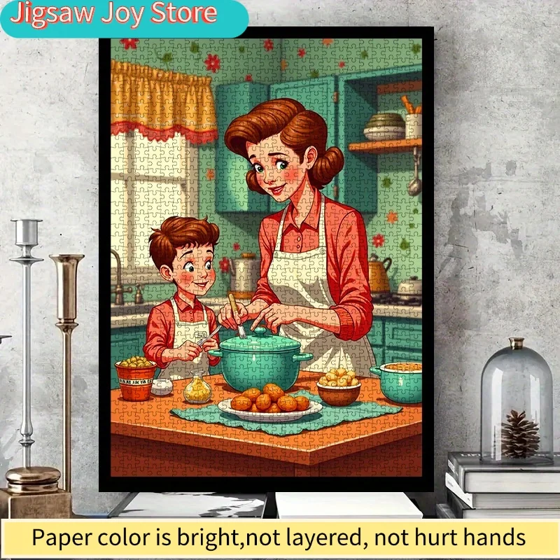 Набор из 1000 деталей для самостоятельной сборки: пазл из бумаги «Теплая кухня: выпечка» (Мама и дети), высококачественный белый картон, подходит для родителей
Набор из 1000 деталей для самостоятельной сборки: пазл из бумаги «Теплая кухня: выпечка» (Мама и дети), высококачественный белый картон, подходит для родителей