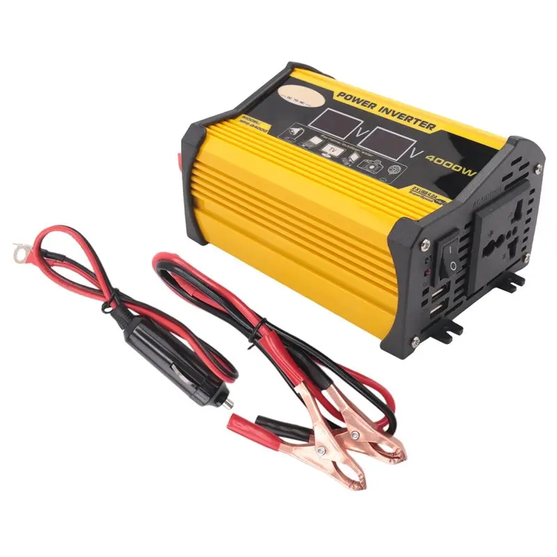 4000W Car Inverter LED Display Multifunction 2 USB Power Converter Adapter-N25R
4000W Car Inverter LED Display Multifunction 2 USB Power Converter Adapter-N25R