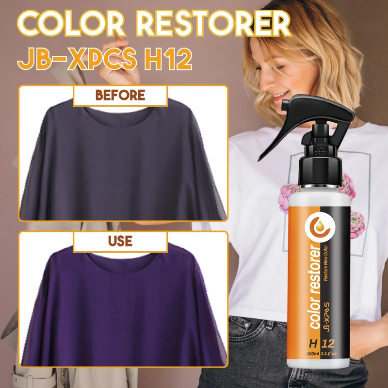 Clothing Renovation Clothing Textile Dyeing Refurbishment Changing Color Dye Fixative Enhances Household Merchandises JB-XPCSH12
Clothing Renovation Clothing Textile Dyeing Refurbishment Changing Color Dye Fixative Enhances Household Merchandises JB-XPCSH12
