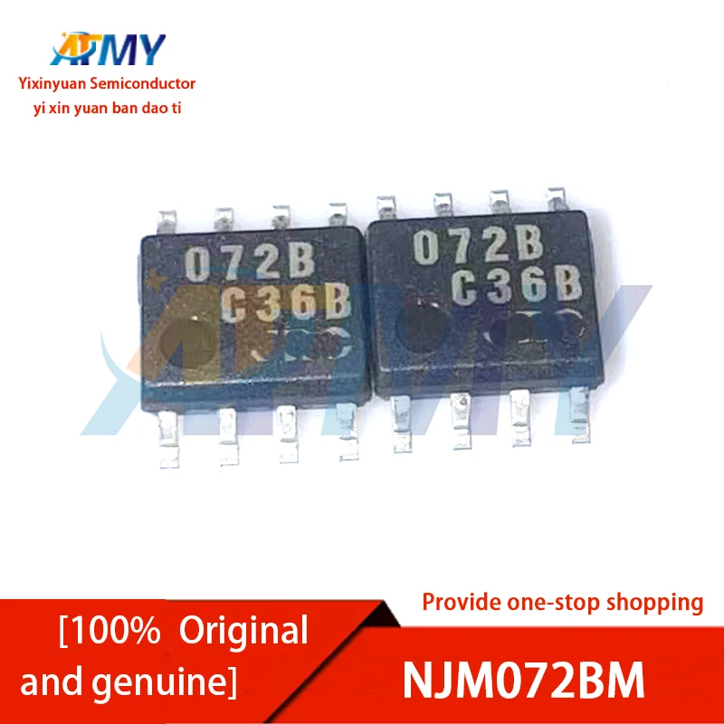 10piece 072B SMD SOP8-pin integrated chip NJM072BM dual op amp amplifiers
10piece 072B SMD SOP8-pin integrated chip NJM072BM dual op amp amplifiers