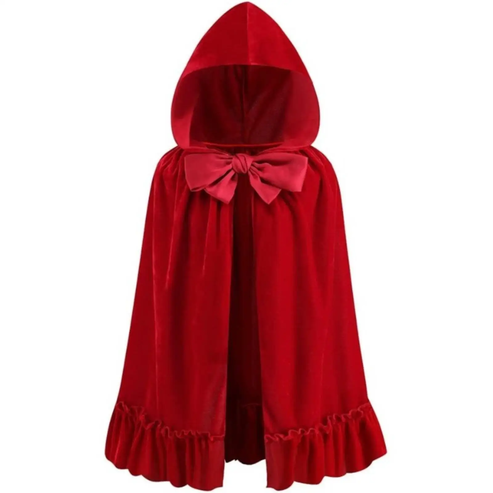 Little Red Riding Hood Cloak Children's Halloween Christmas Red Robe Stage Performance Role-playing Costume Lace Trim
Little Red Riding Hood Cloak Children's Halloween Christmas Red Robe Stage Performance Role-playing Costume Lace Trim