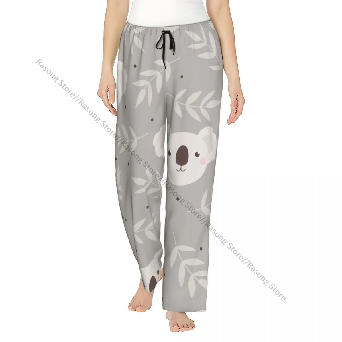 Симпатичные женские спальные брюки с коалами и листьями для зимних ночей
Симпатичные женские спальные брюки с коалами и листьями для зимних ночей