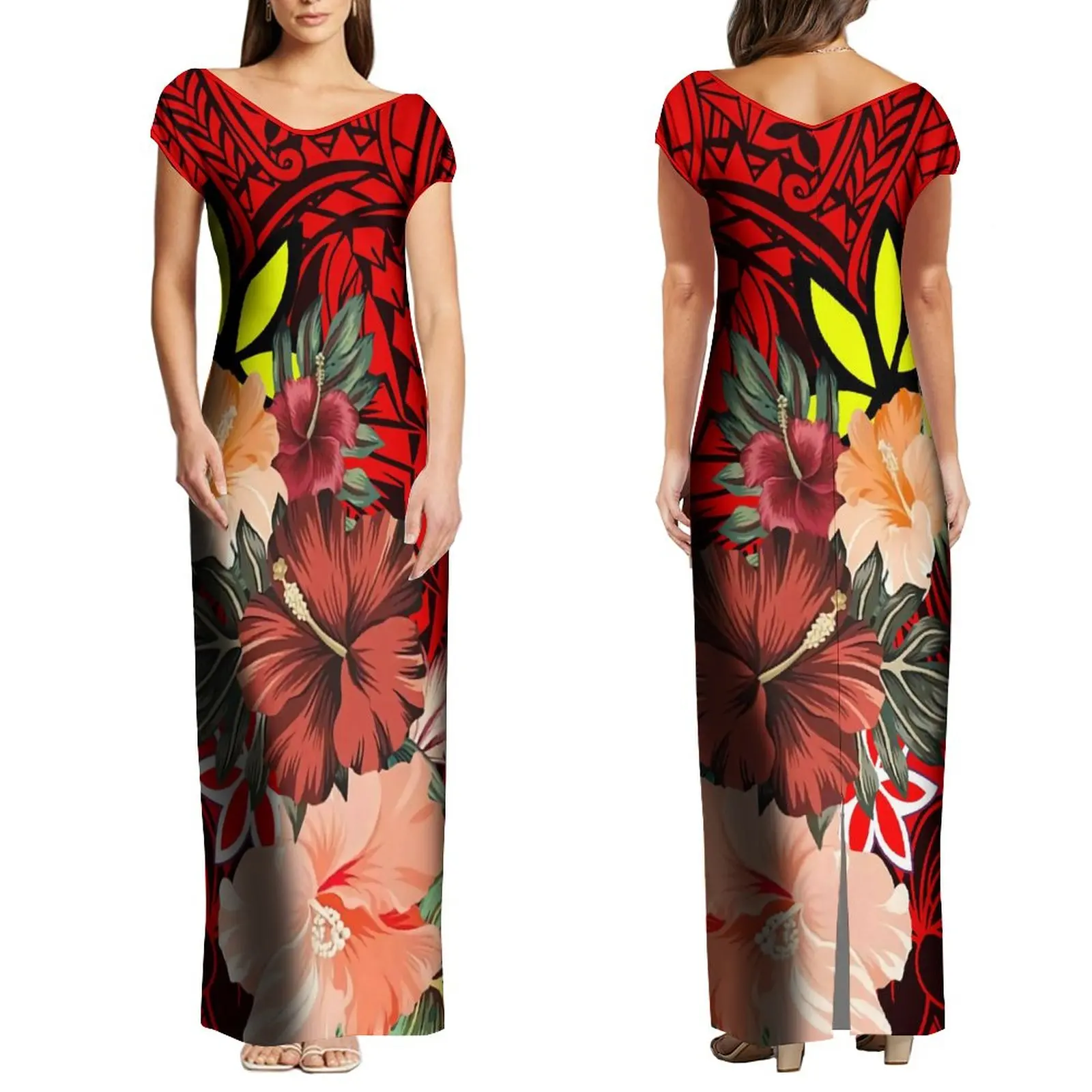 Support Your Design Women'S Short Sleeve Dress Polynesian Tribal Print Women'S Long Dress Free Shipping
Support Your Design Women'S Short Sleeve Dress Polynesian Tribal Print Women'S Long Dress Free Shipping