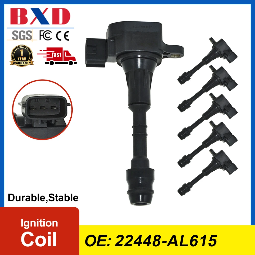 1/6PCS Ignition Coil 22448-AL615 22448AL615 For Nissan Skyline 2001-2007, 350Z 2003-2007 3498CC 206KW Car Accessories Auto Parts
1/6PCS Ignition Coil 22448-AL615 22448AL615 For Nissan Skyline 2001-2007, 350Z 2003-2007 3498CC 206KW Car Accessories Auto Parts