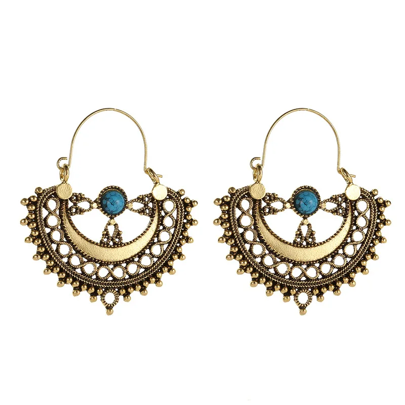 Vintage Hollow Earrings Bohemian Style Round Circle Earrings For Women Gift Folk-custom Earrings Fashion Jewelry E3094
Vintage Hollow Earrings Bohemian Style Round Circle Earrings For Women Gift Folk-custom Earrings Fashion Jewelry E3094