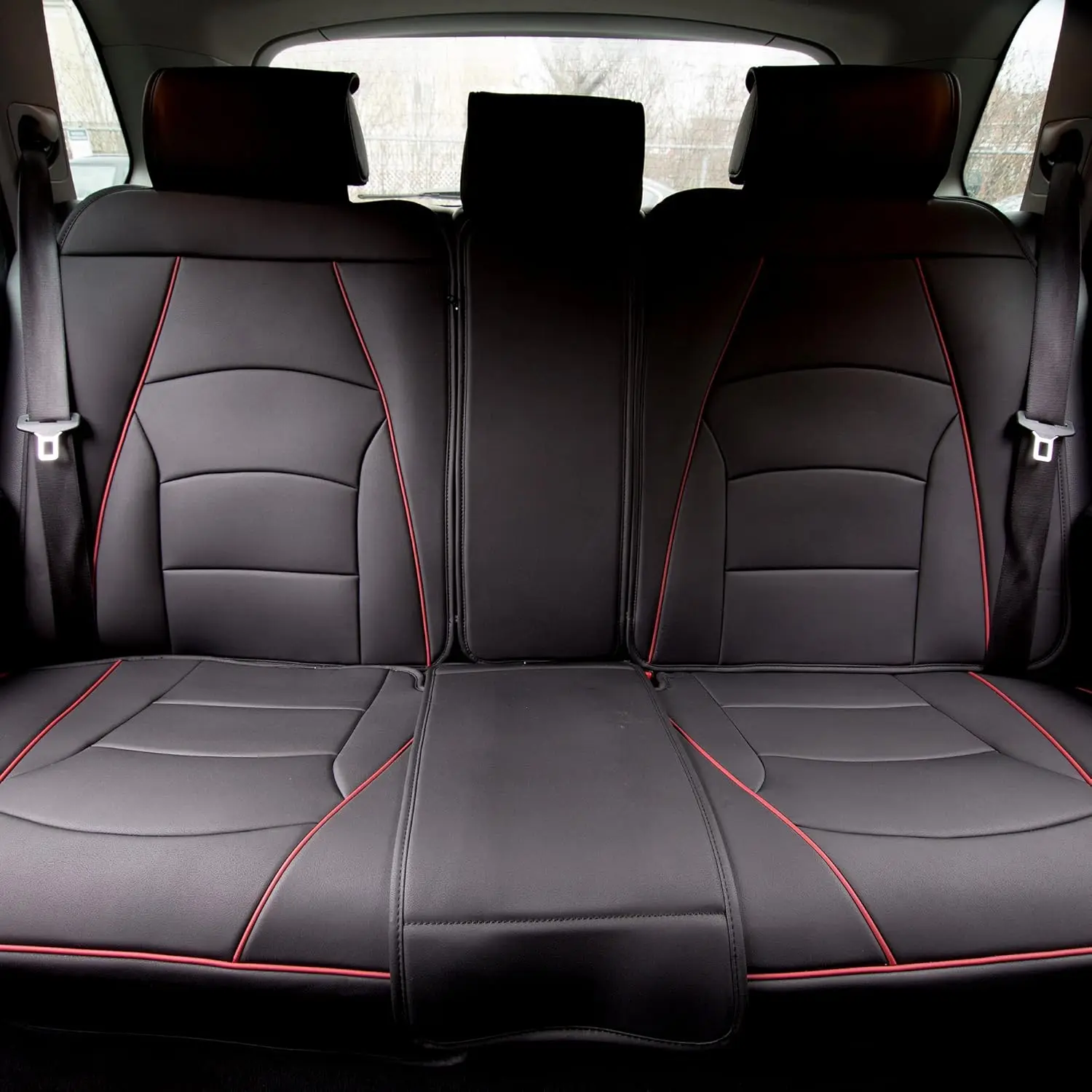 Back Seat Faux Leather Car Seat Cover - Universal Fit, Rear Covers for Cars with Rear Split Bench, Car Cushions
Back Seat Faux Leather Car Seat Cover - Universal Fit, Rear Covers for Cars with Rear Split Bench, Car Cushions