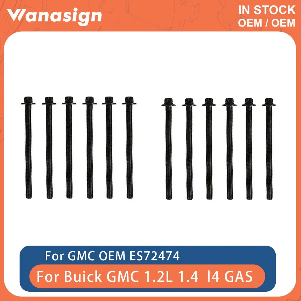 Engine Cylinder Head Bolts Set Fit 1.2 1.4 L For Chevrolet Trax Buick Encore GMC 1.2L 1.4L l4 GAS Turbo 2006-2017 ES72474
Engine Cylinder Head Bolts Set Fit 1.2 1.4 L For Chevrolet Trax Buick Encore GMC 1.2L 1.4L l4 GAS Turbo 2006-2017 ES72474