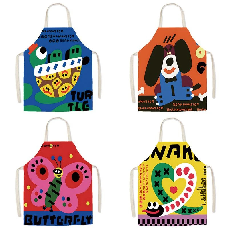Dopamine Gas Animal Linen Waist Parent-Child Kitchen Baking Sleeveless Housework Halter Neck Apron
Dopamine Gas Animal Linen Waist Parent-Child Kitchen Baking Sleeveless Housework Halter Neck Apron