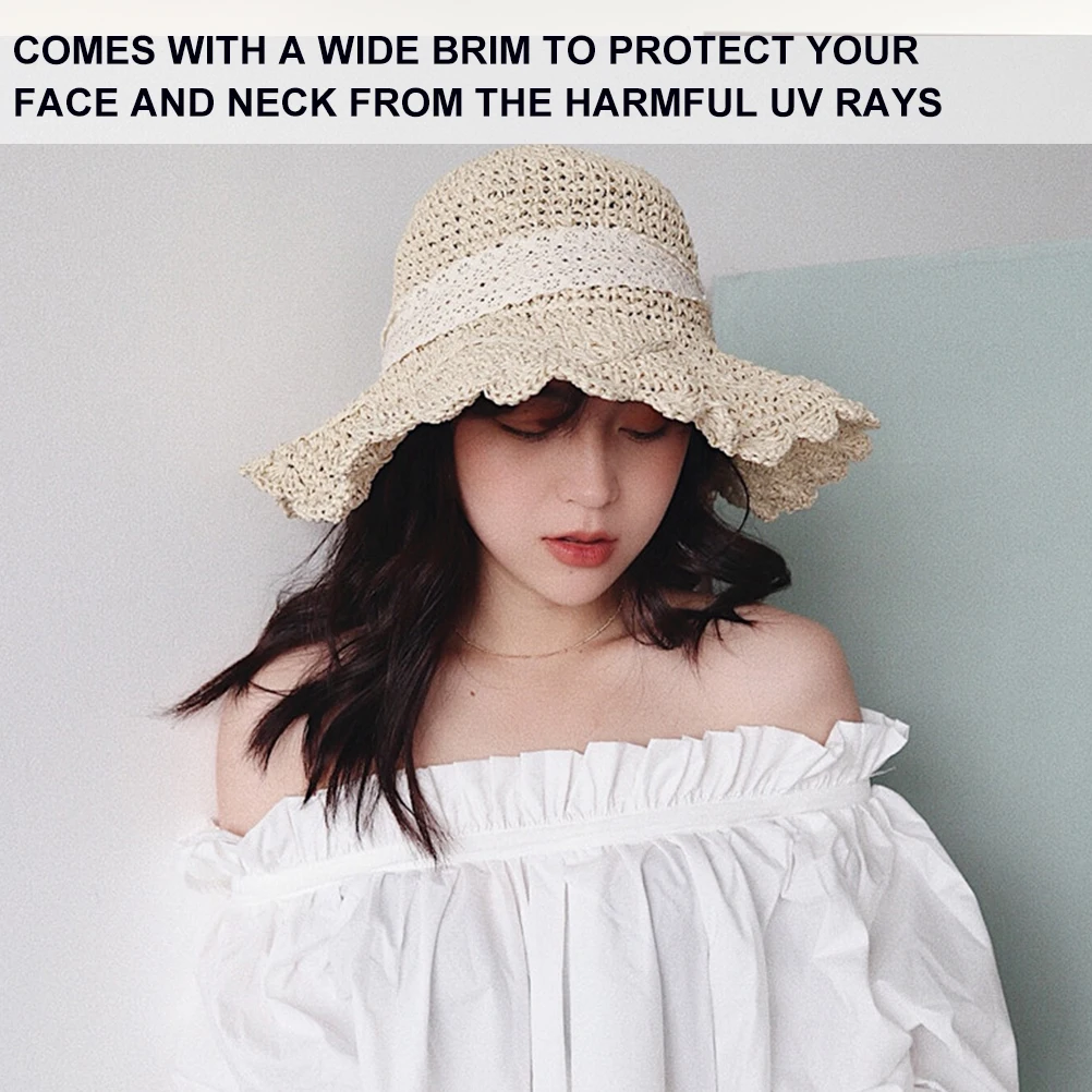 Summer Wide Brim Straw Sun Hat Women Beach UV Protection Fashion Hats Outdoor Activities Vacation Daily Wear Straw Hat Woman
Summer Wide Brim Straw Sun Hat Women Beach UV Protection Fashion Hats Outdoor Activities Vacation Daily Wear Straw Hat Woman