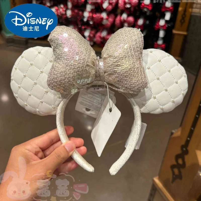 Hot Disney Lilo& Stitch Headband Cartoon Embroidered Bow Stitch Metal Badge Shanghai Disneyland Pu Leather Mickey Headwear
Hot Disney Lilo& Stitch Headband Cartoon Embroidered Bow Stitch Metal Badge Shanghai Disneyland Pu Leather Mickey Headwear 
