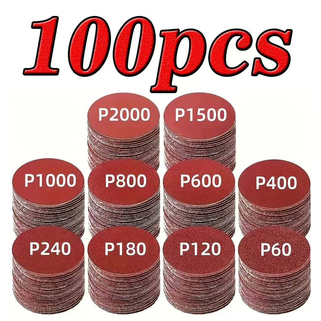 100/200-piece 2-inch aluminum oxide sandpaper set - 60-2000 grit, suitable for woodworking, metal, automotive, furniture
100/200-piece 2-inch aluminum oxide sandpaper set - 60-2000 grit, suitable for woodworking, metal, automotive, furniture