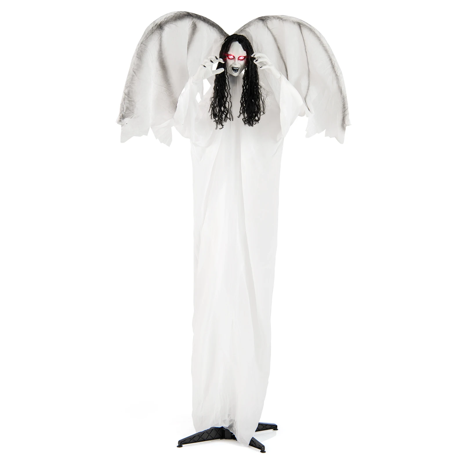 Halloween Animatronic Standing Angel, 6. 6 FT Haunted House Decoration w/ Sound-Activated Light-up Eyes, Sounds & Flapping Wings
Halloween Animatronic Standing Angel, 6. 6 FT Haunted House Decoration w/ Sound-Activated Light-up Eyes, Sounds & Flapping Wings