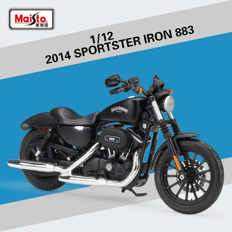 Maisto 1:12 Harley 2014 SPORTSTER IRON 883 Scale Metal Diecast Sport Race Motorcycle Model Motorbike B501
Maisto 1:12 Harley 2014 SPORTSTER IRON 883 Scale Metal Diecast Sport Race Motorcycle Model Motorbike B501