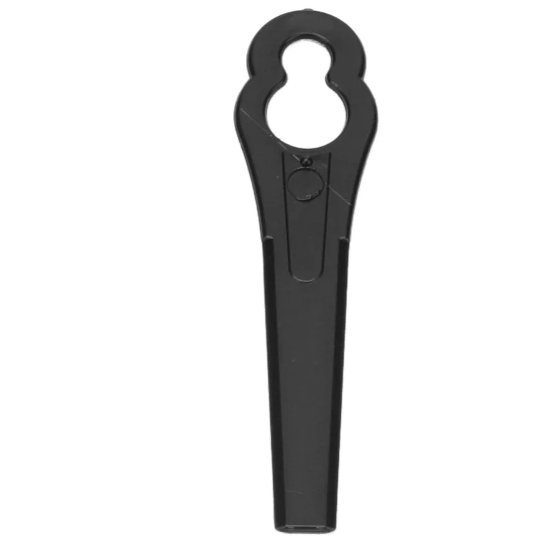 100Pcs Trimmer Plastic Blade Replacement For Garden Lawn Mower 80mm Length 11x7mm Hole DiameterBlack
100Pcs Trimmer Plastic Blade Replacement For Garden Lawn Mower 80mm Length 11x7mm Hole DiameterBlack