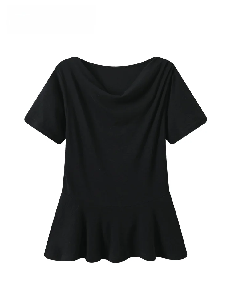 plus Size Women's Short Sleeve T-Shirt Summer New Style Cara CLUB Regular Shoulder Unusual Design Meat Concealing Slimming Top
plus Size Women's Short Sleeve T-Shirt Summer New Style Cara CLUB Regular Shoulder Unusual Design Meat Concealing Slimming Top