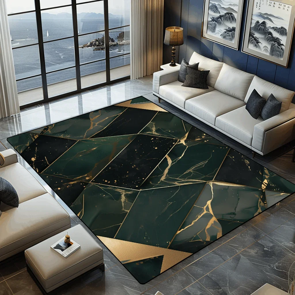 Luxury Geometric Carpet for Living Room Anti-slip Washable Indoor Area Rugs Home Floor Mat Sofa Carpets Customizable Green Mat
Luxury Geometric Carpet for Living Room Anti-slip Washable Indoor Area Rugs Home Floor Mat Sofa Carpets Customizable Green Mat