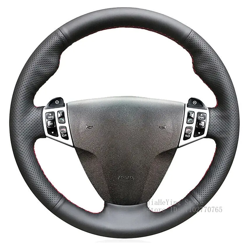 Hand Sewn Non-slip Custom Artificial Leather Hand-stitched Steering Wheel Cover for Saab 9-3 2006 - 2008 Interior Accessories
Hand Sewn Non-slip Custom Artificial Leather Hand-stitched Steering Wheel Cover for Saab 9-3 2006 - 2008 Interior Accessories