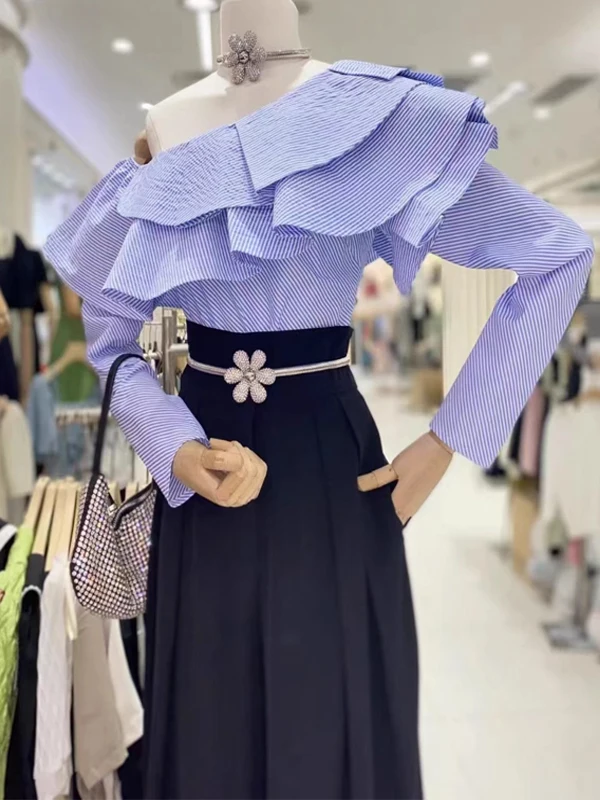 Сексуальное платье с кружевной отделкой, открытыми плечами, в полоску, в корейском стиле, для повседневной носки, с длинными рукавами, женское, модное, износостойкое, на бретельках
Сексуальное платье с кружевной отделкой, открытыми плечами, в полоску, в корейском стиле, для повседневной носки, с длинными рукавами, женское, модное, износостойкое, на бретельках