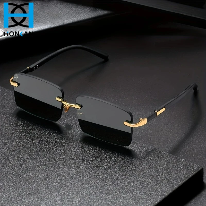 Fashion Rimless Women Sunglasses Men Popular Frameless UV400 Sun Glasses Male Female Small Square Summer Traveling Shades
Fashion Rimless Women Sunglasses Men Popular Frameless UV400 Sun Glasses Male Female Small Square Summer Traveling Shades