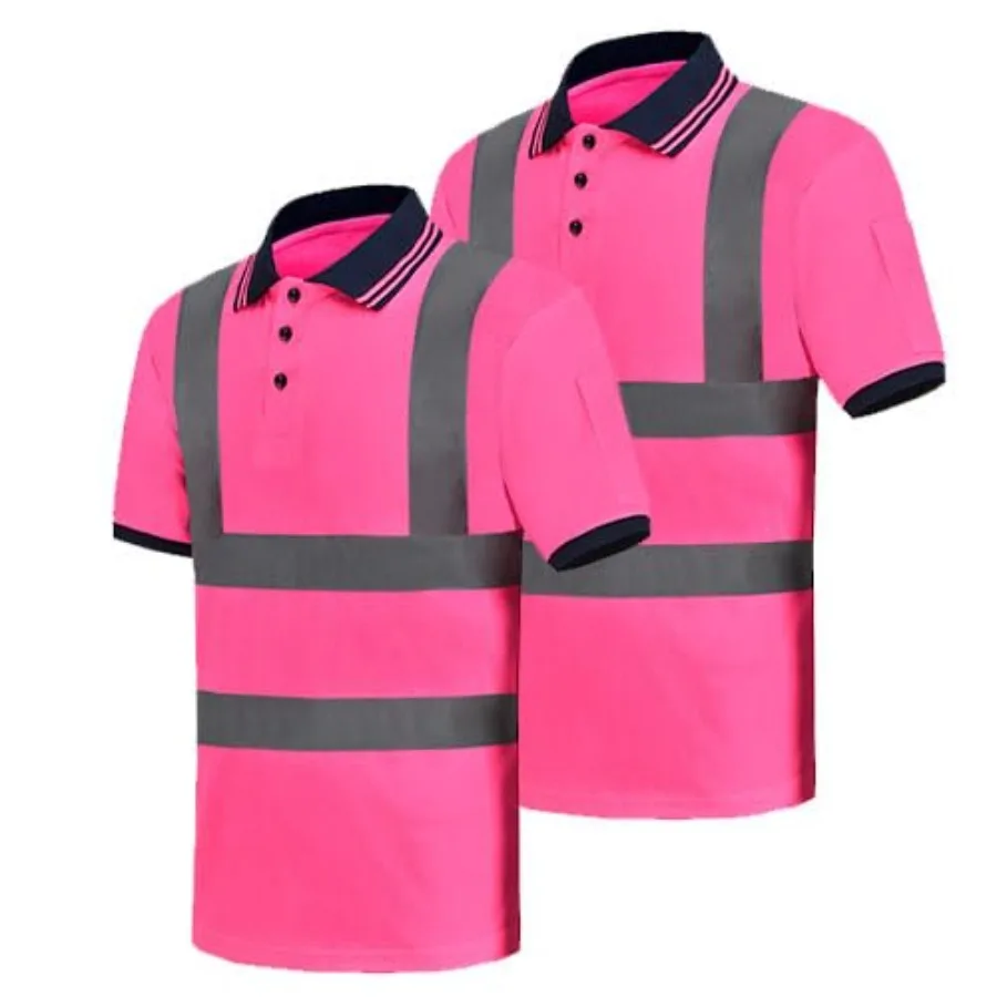 Hi-Vis Safety Polo Shirt with Reflective Strips High Visibility Construction Work Shirt for Men
Hi-Vis Safety Polo Shirt with Reflective Strips High Visibility Construction Work Shirt for Men