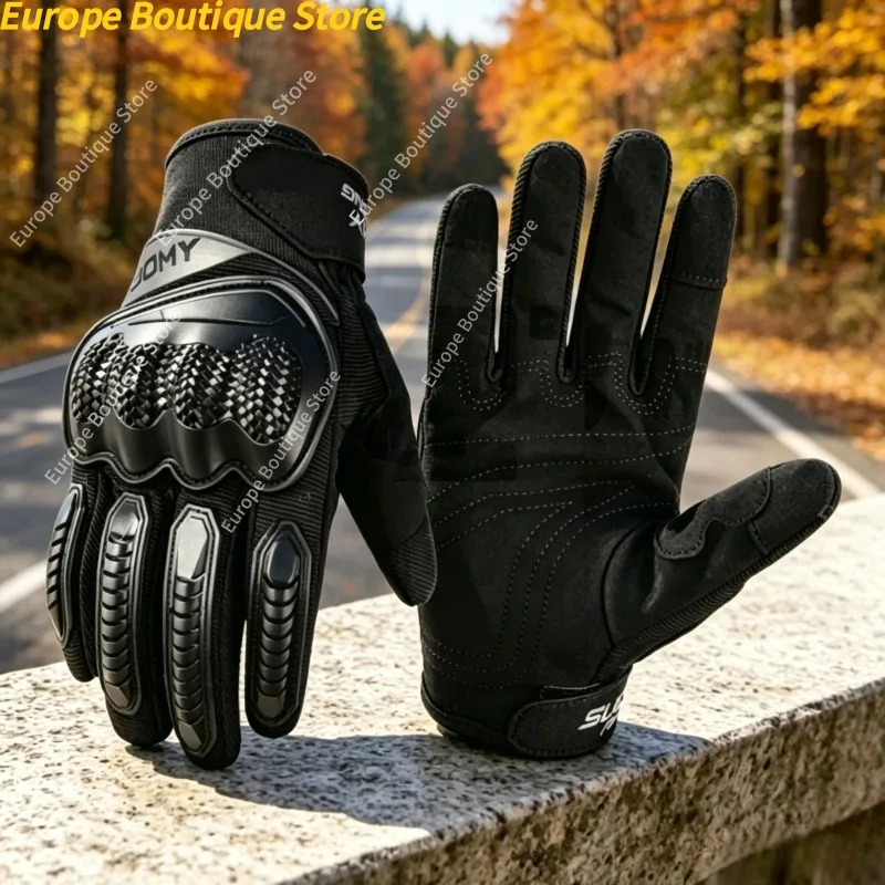 SUOMY Spring Summer Breathable Touch Screen Full Finger Motorcycle Gloves For Motorbike ATV Dirt Bike Racing Protective Gear
SUOMY Spring Summer Breathable Touch Screen Full Finger Motorcycle Gloves For Motorbike ATV Dirt Bike Racing Protective Gear