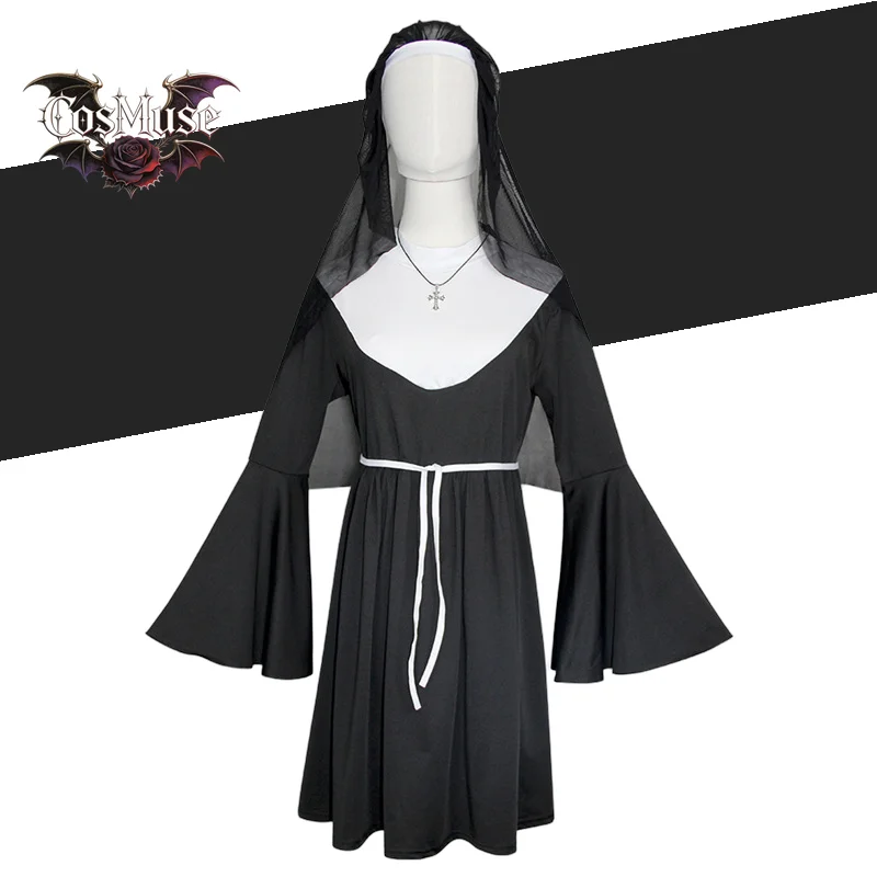 Adult Women Retro Medieval Stage Nun Maid Dress Gown Halloween Cosplay Costumes Role Play Outfit
Adult Women Retro Medieval Stage Nun Maid Dress Gown Halloween Cosplay Costumes Role Play Outfit