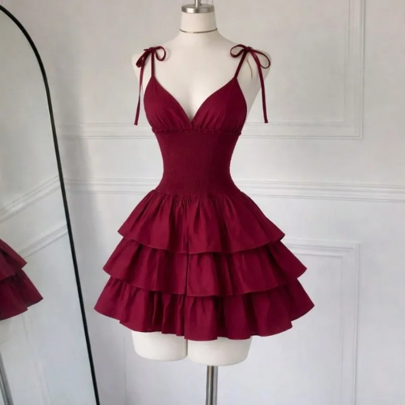 Sexy Women V Neck Ruffles Mini Dress Korean Fashion Sleeveless Birthday Evening Dresses Backless High Street Bandage Vestidos
Sexy Women V Neck Ruffles Mini Dress Korean Fashion Sleeveless Birthday Evening Dresses Backless High Street Bandage Vestidos