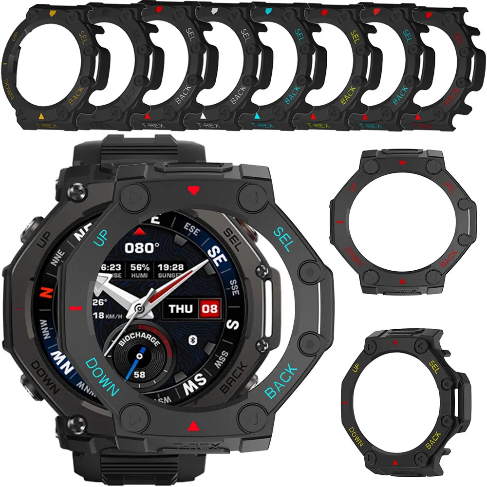 Жесткий чехол для Huami T-rex 3 Pro, 48 мм, защитный чехол для экрана, защитный чехол от царапин, аксессуары для Huami T-rex 3 Pro
Жесткий чехол для Huami T-rex 3 Pro, 48 мм, защитный чехол для экрана, защитный чехол от царапин, аксессуары для Huami T-rex 3 Pro