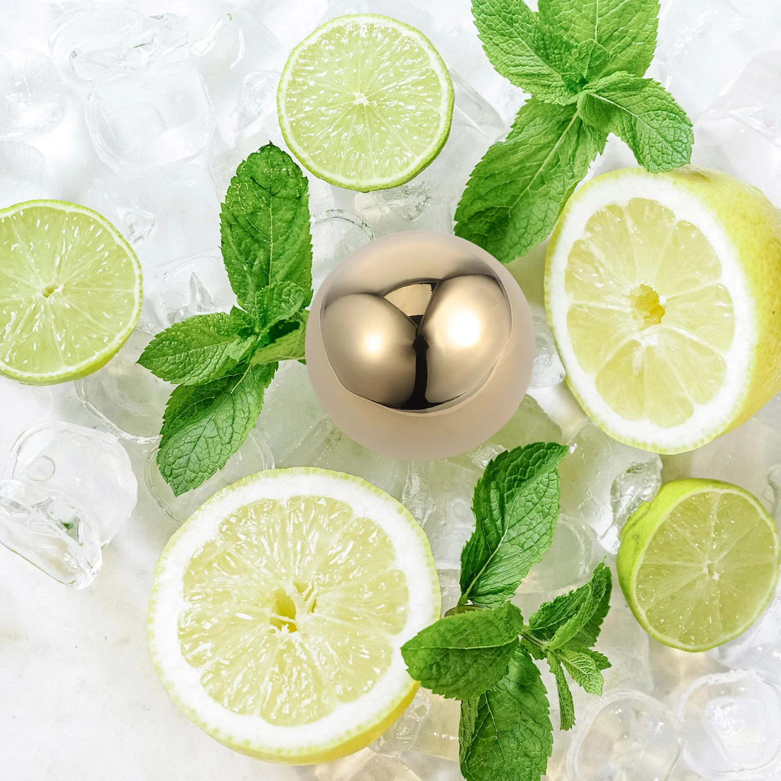 2pcs Stainless Steel Ice Balls 55mm Mirror Finish Cooling Beer Whiskey Cubes Storage Box Silver Kitchen Bar Accessories
2pcs Stainless Steel Ice Balls 55mm Mirror Finish Cooling Beer Whiskey Cubes Storage Box Silver Kitchen Bar Accessories