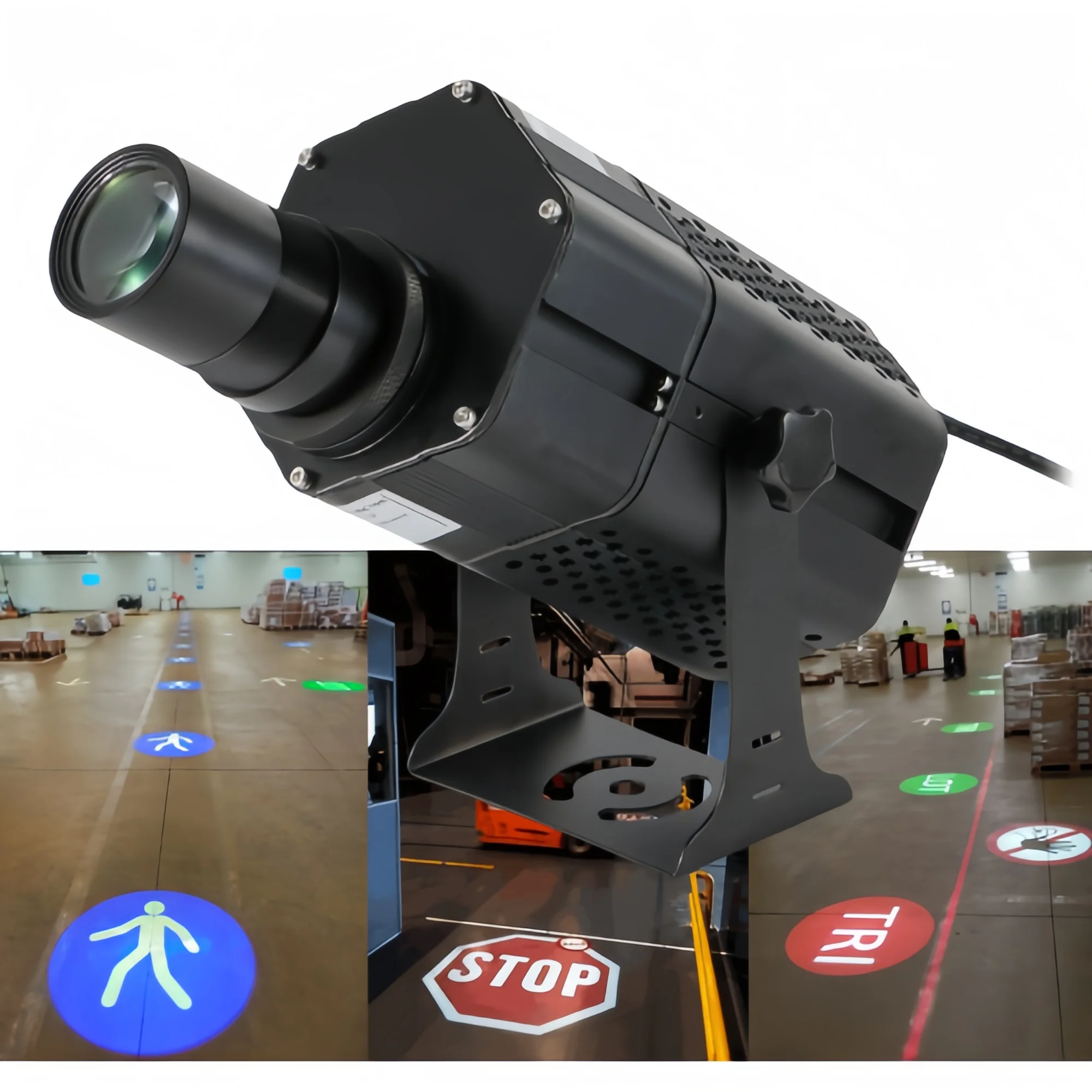 Pedestrian Walkway Zebra Crossing Virtual Floor Marking Customizable Gobo Safety Aluminum Projector For Detection Zones
Pedestrian Walkway Zebra Crossing Virtual Floor Marking Customizable Gobo Safety Aluminum Projector For Detection Zones