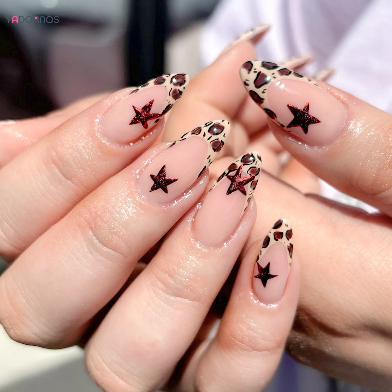 Spicy Girls Almond False Nails Charms Manicure Star Designs French Style Press on Nails Y2K Girls Full Cover Fake Nails Tips
Spicy Girls Almond False Nails Charms Manicure Star Designs French Style Press on Nails Y2K Girls Full Cover Fake Nails Tips