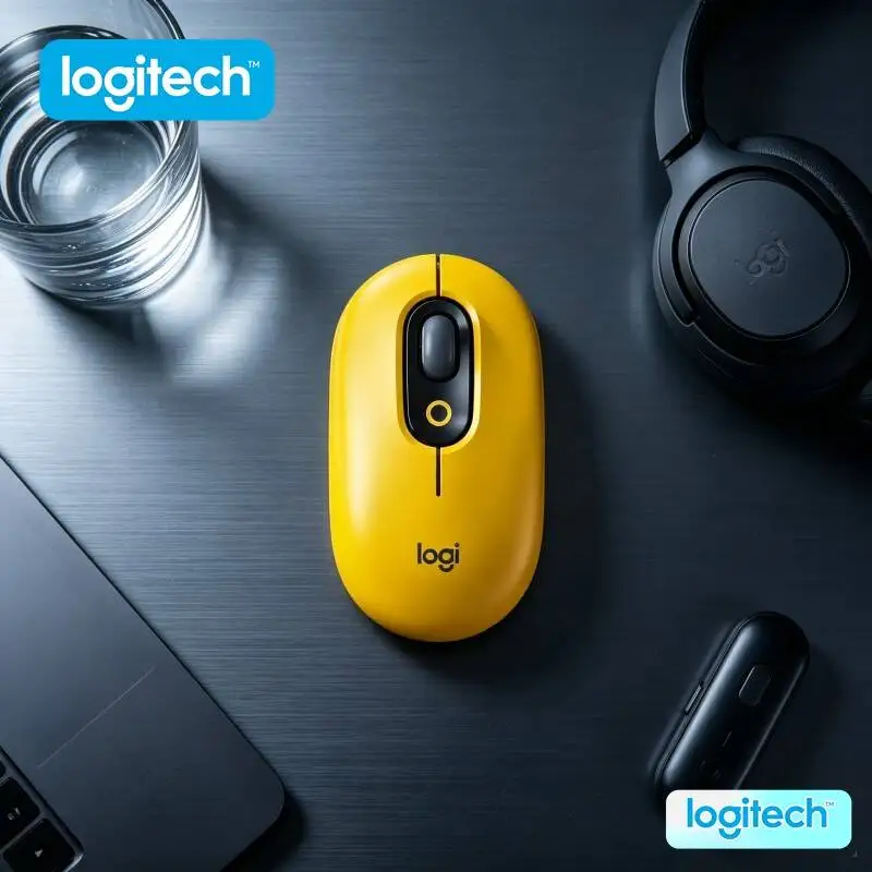 Logitech M350 POP Pebble Wireless Mouse Magnetic Receiver Storage High-Precision for Durable Laptop Backpack and Travel Bag
Logitech M350 POP Pebble Wireless Mouse Magnetic Receiver Storage High-Precision for Durable Laptop Backpack and Travel Bag