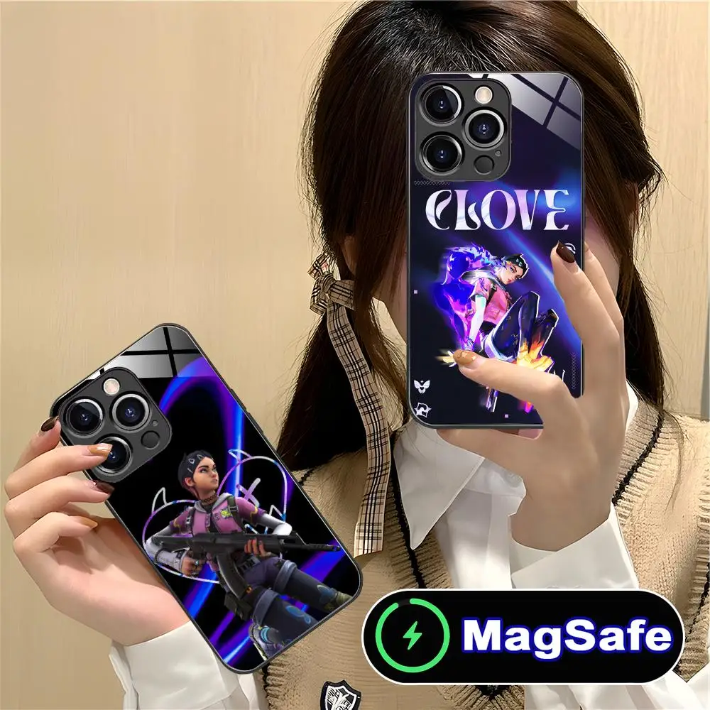 Valorant Clove Mobile Phone Case for iPhone 16 15 14 13 12 11 Pro Max Plus Mini MagSafe Glass Colour Protective Luxury Cover
Valorant Clove Mobile Phone Case for iPhone 16 15 14 13 12 11 Pro Max Plus Mini MagSafe Glass Colour Protective Luxury Cover