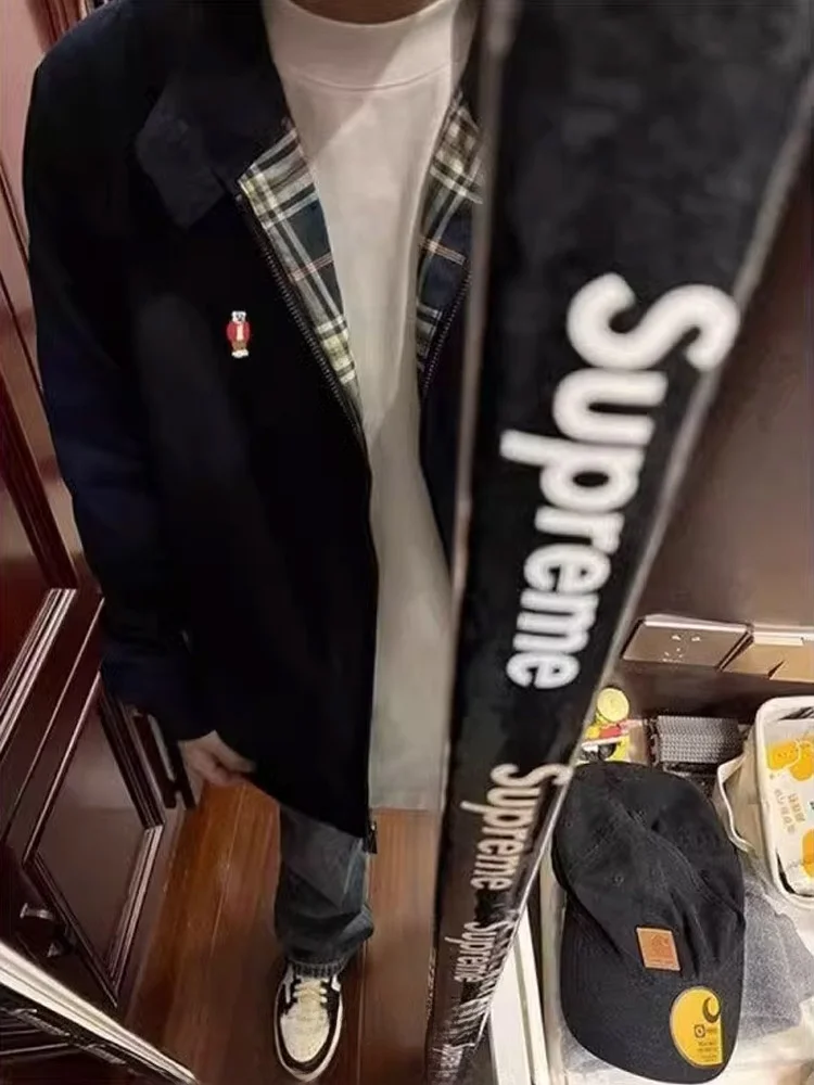 Мужская зимняя модная рабочая одежда American Retro k Blue Harington Jaet Верхняя одежда Street High-End Feeling Top Youth Po...
Мужская зимняя модная рабочая одежда American Retro k Blue Harington Jaet Верхняя одежда Street High-End Feeling Top Youth Po...